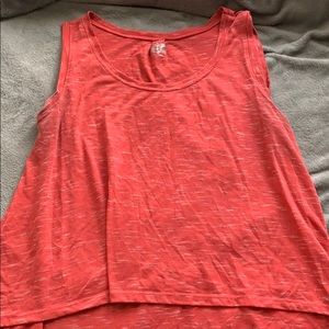 Converse high low shirt